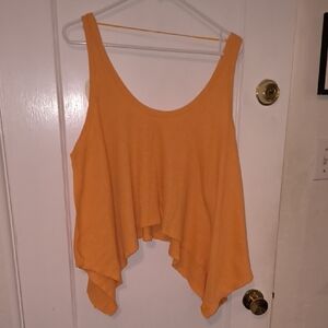 We The Free | Flowy Orange Tank Top